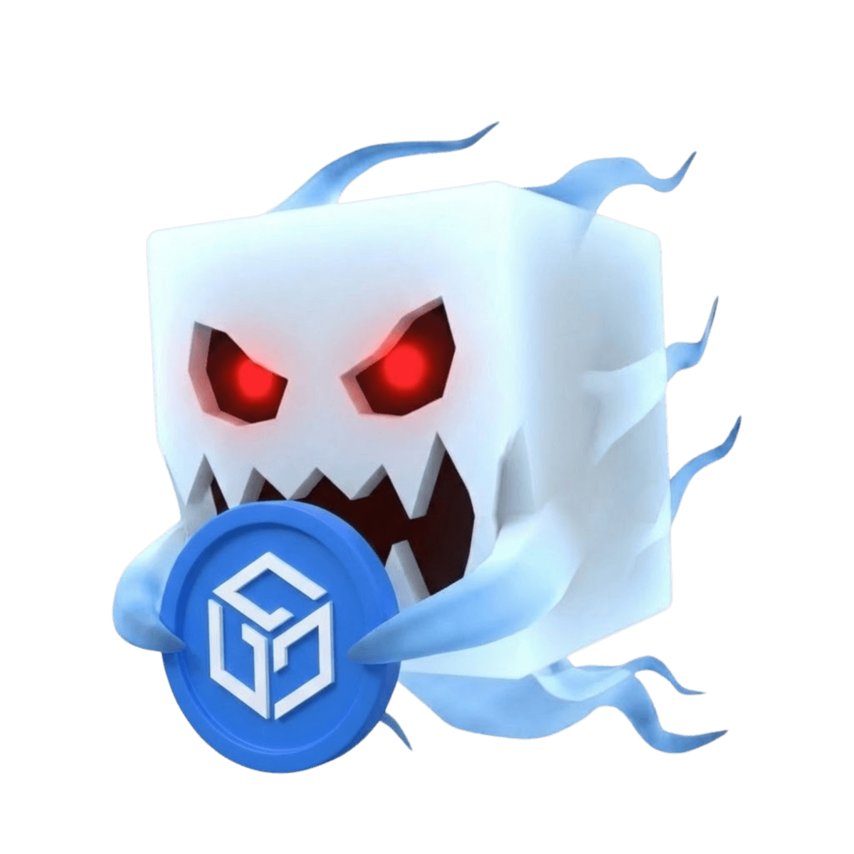 GalaGhost Mascot with Gala Coin